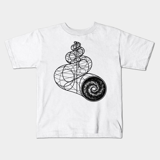 The structure of everything Kids T-Shirt by Sadhakaya